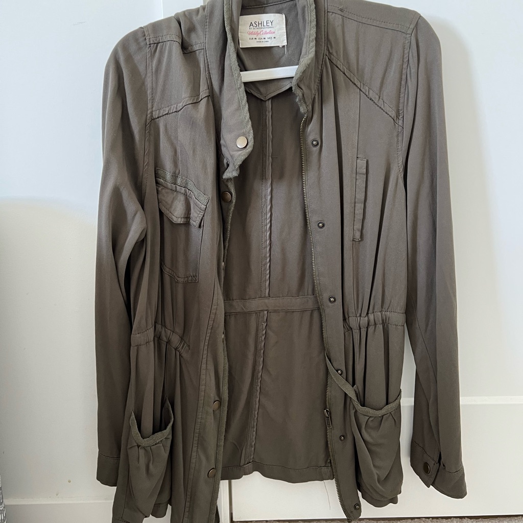 Light Weight Button Up Jacket